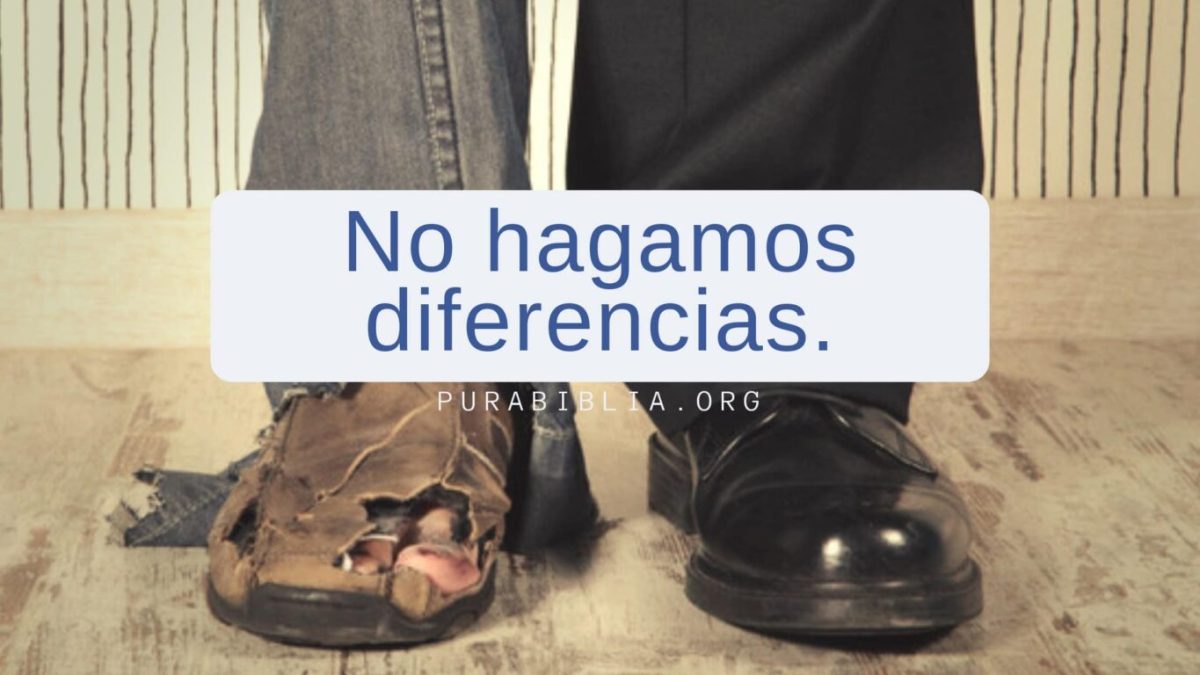No hagamos diferencia